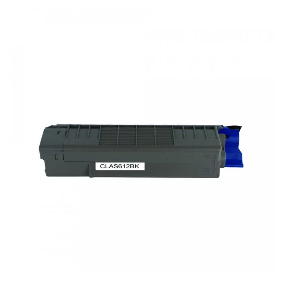 Toner Compatible OKI C612 (46507508) noir - cartouche laser compatible OKI - 8000 pages