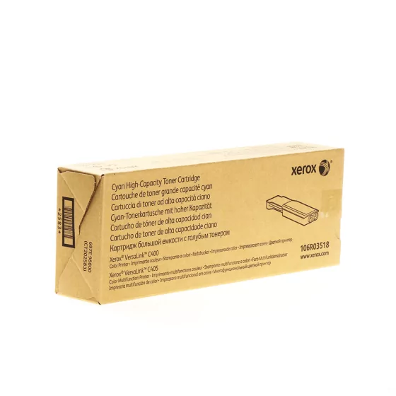 Toner Xerox Versalink C400/C405 (106R03518) cyan de 4800 pages - cartouche laser de marque Xerox