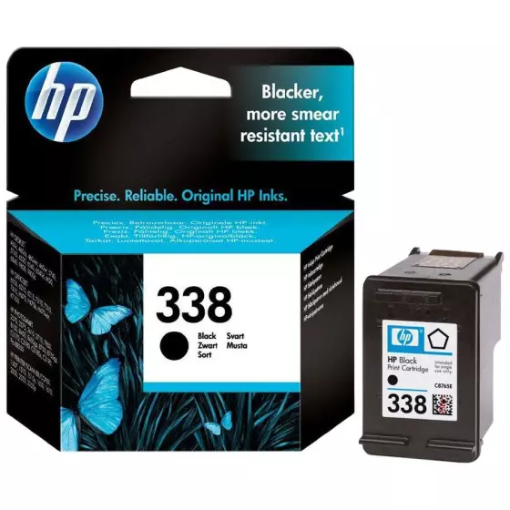 Cartouche HP 338 (C8765EE) noir - cartouche d'encre de marque HP