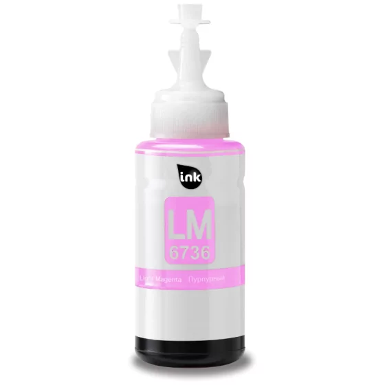 Bouteille encre compatible EPSON T6736 photo magenta - bouteille d'encre compatible EPSON