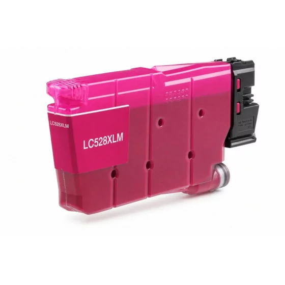 Cartouche encre compatible Brother LC528XLM Magenta - 10 000 pages