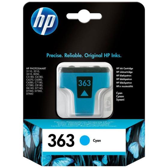 HP 363 - Cartouche de marque HP n°363 C8771EE cyan
