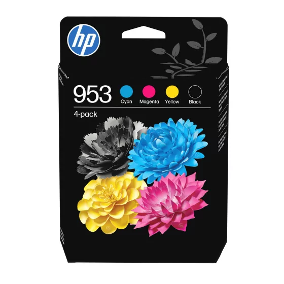 HP 953 noir et couleur - Pack de 4 cartouches de marque HP 953 noir et couleurs