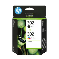 HP 302 noir et couleur -...