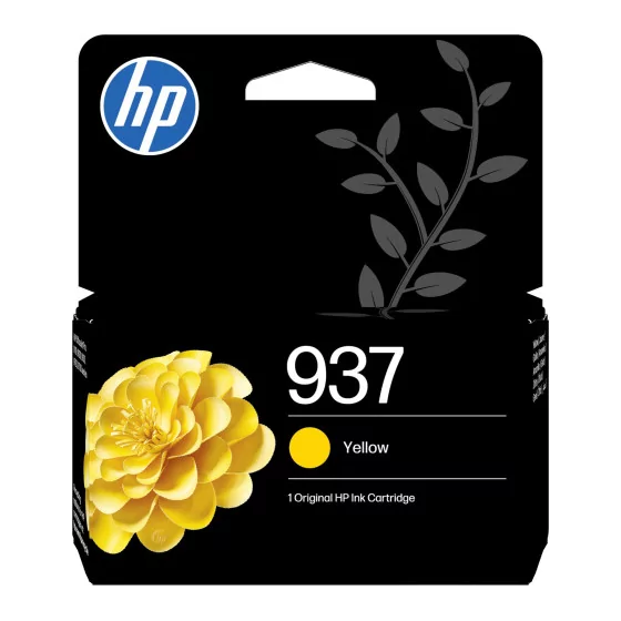 Cartouche d'encre HP 937 Jaune (4S6W4NE) 800 pages
