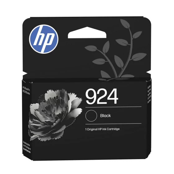 Cartouche d'encre HP 924 Noir Authentique (4K0U6NE) de 500 pages