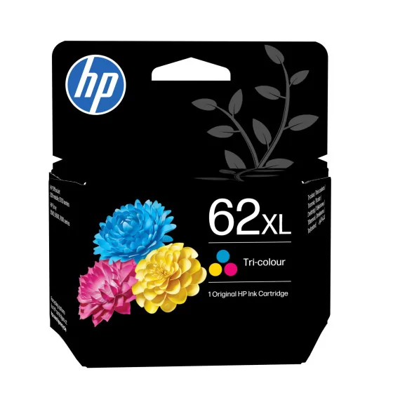 Cartouche HP 62XL (C2P07AE) couleur de 600 pages - cartouche d'encre de marque HP