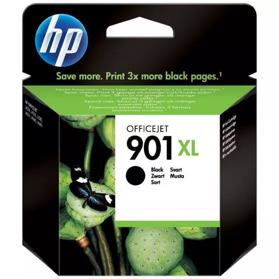 Cartouche HP 901XL - CC654AE noir - cartouche d'encre de marque HP