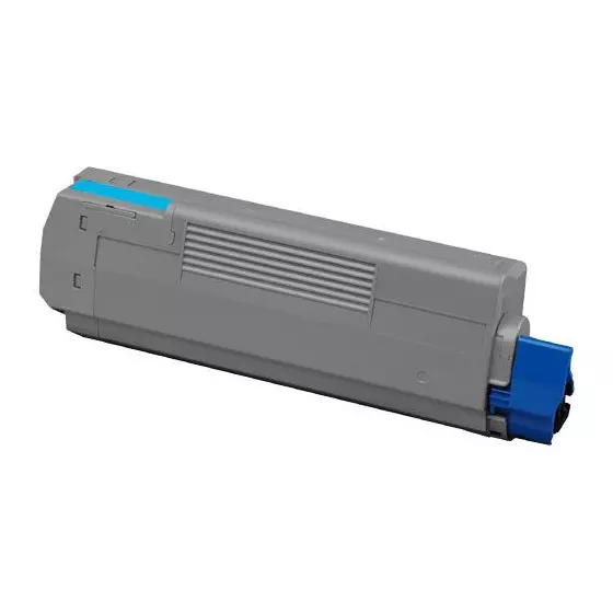 Toner Compatible OKI C610 (44315307) cyan - cartouche laser compatible OKI - 6000 pages