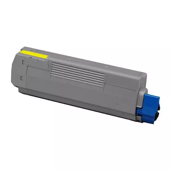 Toner Compatible OKI C610 (44315305) jaune - cartouche laser compatible OKI - 6000 pages