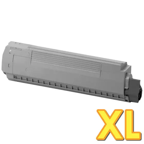 Toner Compatible OKI MC861 (44059256) noir - cartouche laser compatible OKI - 9500 pages