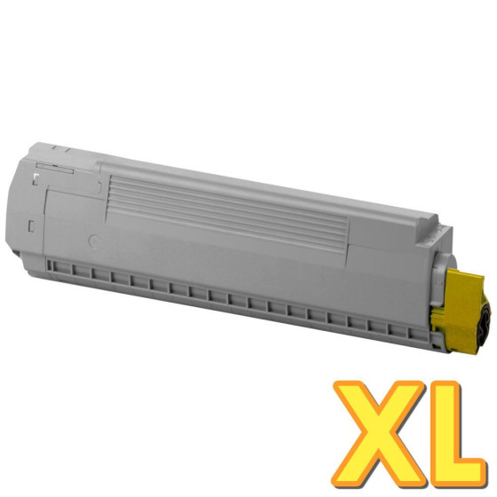 OKI MC861 - Toner générique équivalent au modèle OKI 44059253 jaune