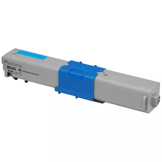 Toner Compatible OKI C301 / C321 (44973535) cyan - cartouche laser compatible OKI - 1500 pages
