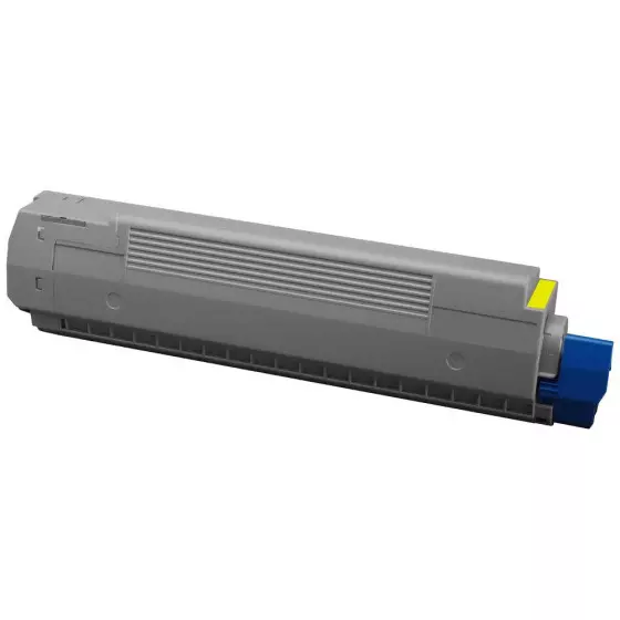 Toner Compatible OKI C801 / C821 (44643001) jaune - cartouche laser compatible OKI - 7300 pages