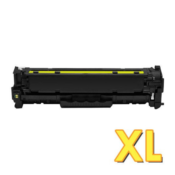 Toner compatible 410X / CF412X jaune remplace le toner HP CF412X jaune - 5000 pages