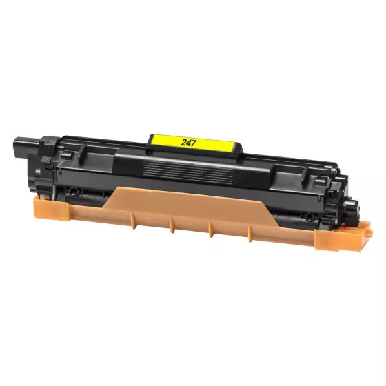 Toner Compatible BROTHER TN-247Y jaune - cartouche laser compatible BROTHER - 2300 pages