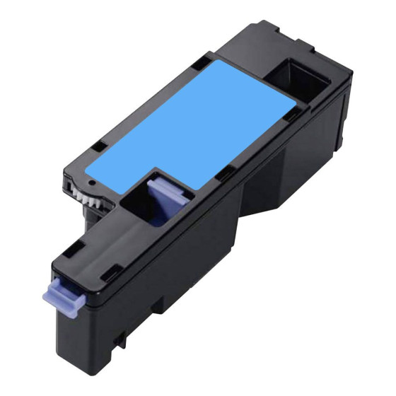 Dell E525 Cyan, Toner compatible Dell 593-BBLL / H5WFX cyan - 1400 pages