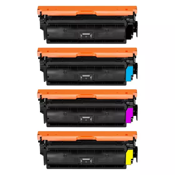 HP 508X - LOT de 4 toners compatibles CF360X / CF361X / CF362X / CF363X