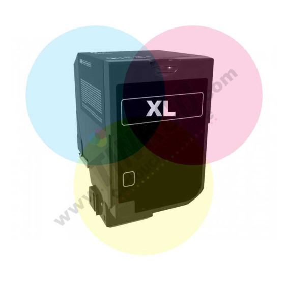 Lexmark 74C2SK0 Noir XL, Toner compatible Lexmark 74C2SK0 / 074C2SK0 Noir - 7000 pages