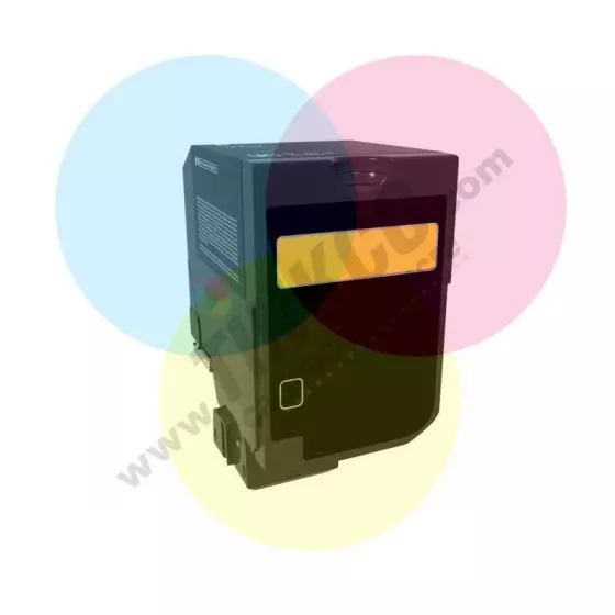 Toner Compatible LEXMARK C720 / CX725 (74C20Y0) jaune - cartouche laser compatible LEXMARK - 3000 pages