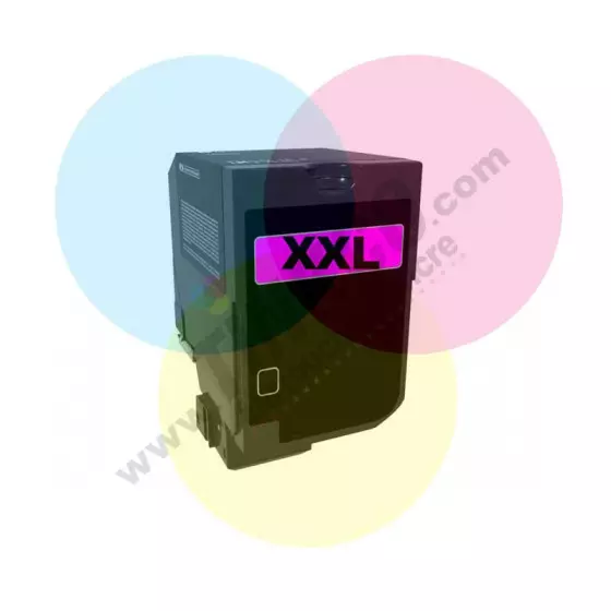 Toner Compatible LEXMARK CS720 / CX725 (74C2HM0) magenta - cartouche laser compatible LEXMARK - 12000 pages