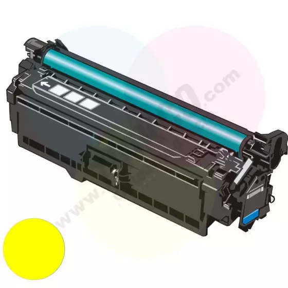 Toner Compatible OKI ES5432 (46490621) jaune - cartouche laser compatible OKI - 6000 pages