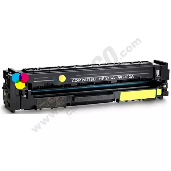 Toner Compatible HP 216A (W2412A) jaune - cartouche laser compatible HP - 850 pages
