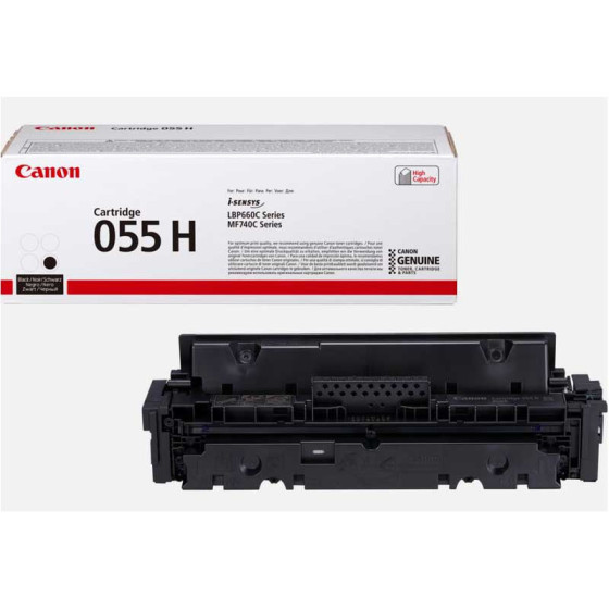Toner laser de marque Canon 055H / 3020C002 noir - 7600 pages