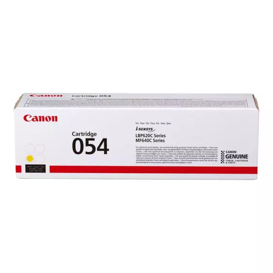 Toner laser de marque Canon 054 / 3021C002 jaune - 1200 pages