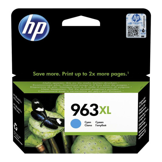 HP 963XL - Cartouche d'encre de marque HP 3JA27AE cyan - 1600 pages