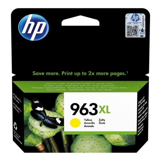 HP 963XL - Cartouche d'encre de marque HP 3JA29AE jaune - 1600 pages