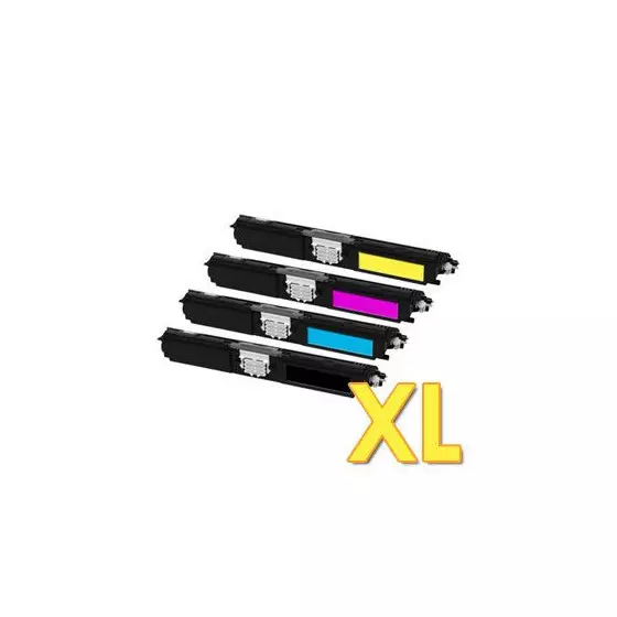 Epson CX16 - LOT de 4 toners compatibles noir, cyan, magenta et jaune