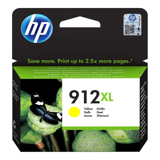 HP 912XL - Cartouche d'encre de marque HP 3YL83AE jaune - 825 pages