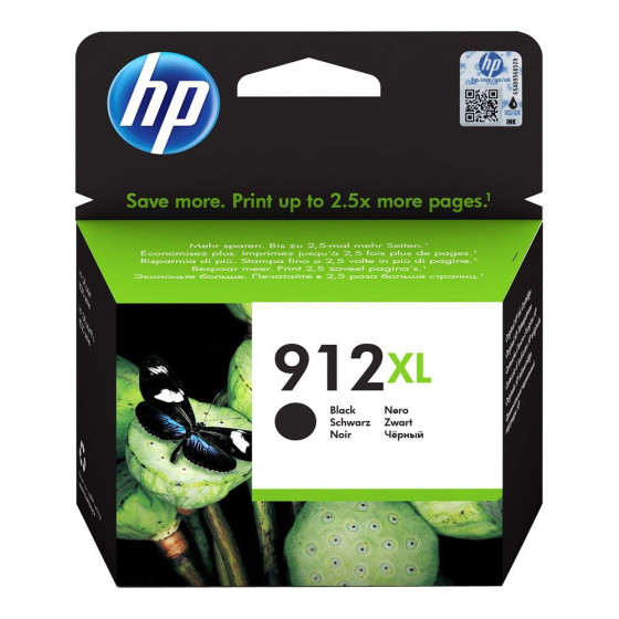 HP 912XL - Cartouche d'encre de marque HP 3YL84AE noir - 825 pages