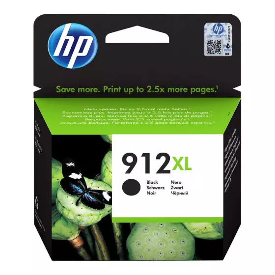 Cartouche HP 912XL (3YL84AE) noir - cartouche d'encre de marque HP