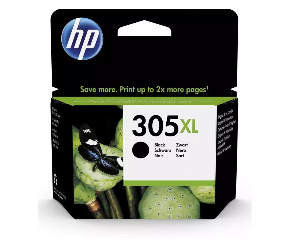 Cartouche d'encre HP 305 XXL Noir et couleur, Lot de 2 cartouches  compatibles HP 305XL Noir et couleur - ULTRA GRANDE CAPACITE