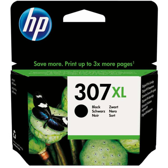 HP 307XL noire - Cartouche d'encre de marque HP n°307XL / 3YM64AE - 400 pages ULTRA HAUTE CAPACITE