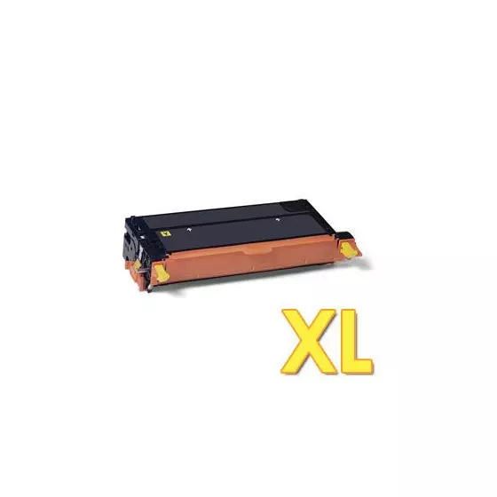 Toner Compatible XEROX 6180 (113R00725) jaune - cartouche laser compatible XEROX de 8000 pages