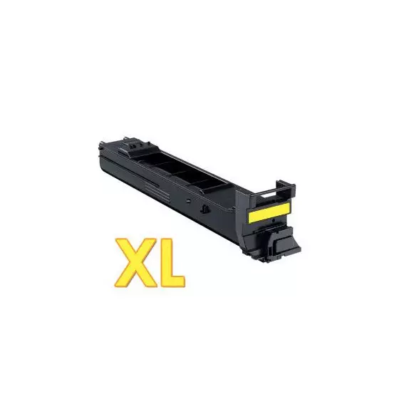 Toner Compatible KONICA MINOLTA 4600 Series (A0DK252) jaune - cartouche laser compatible KONICA MINOLTA - 8000 pages