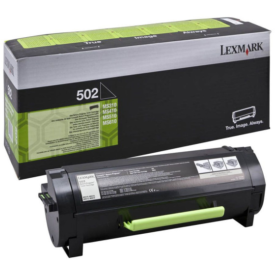 Lexmark 502 - Toner de marque Lexmark 50F2000 LRP noir (1500 pages)