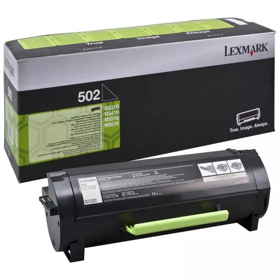 Toner LEXMARK 502 (50F2000) noir de 1500 pages - cartouche laser de marque LEXMARK