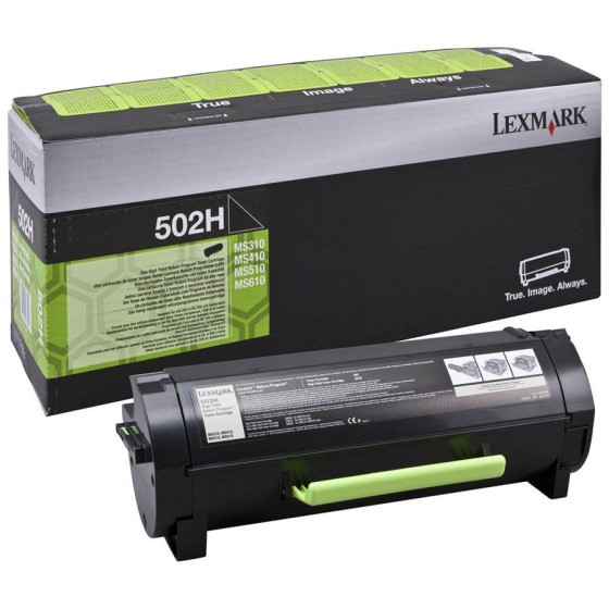 Lexmark 502H - Toner de marque Lexmark 50F2H00 LRP noir (5000 pages)
