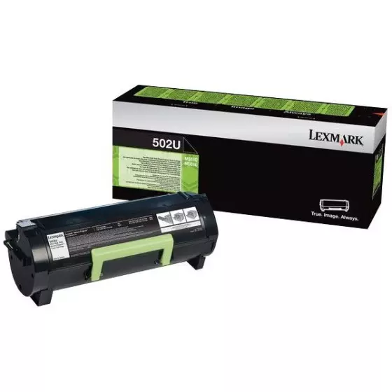 Toner LEXMARK 502U (50F2U00) noir de 20000 pages - cartouche laser de marque LEXMARK