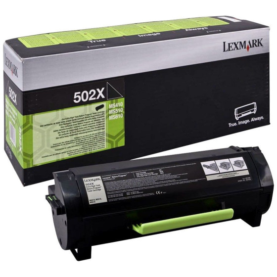 Lexmark 502X - Toner de marque Lexmark 50F2X00 LRP noir (10000 pages)