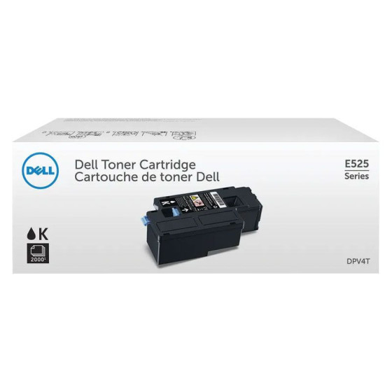 Toner de marque Dell 593-BBLN / DPV4T noir pour laser E525w - 2000 pages