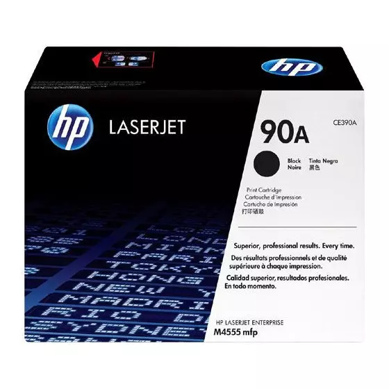 Toner HP 90A (CE390) noir de 10000 pages - cartouche laser de marque HP
