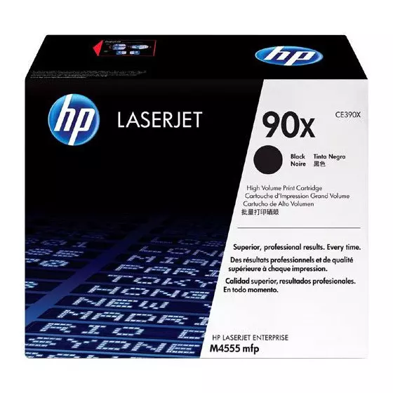 Toner HP 90X (CE390X) noir de 24000 pages - cartouche laser de marque HP