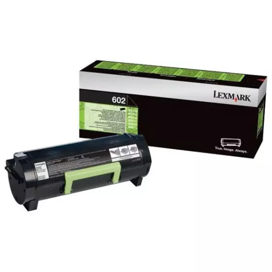 Toner LEXMARK 602 (60F2000) noir de 2500 pages - cartouche laser de marque LEXMARK