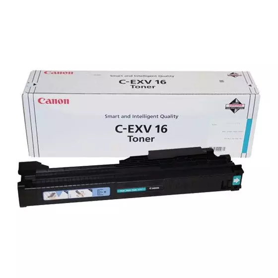 Toner CANON C-EXV 16 (1068B002) cyan de 36000 pages - cartouche laser de marque CANON