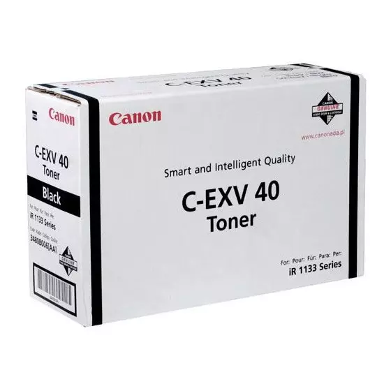 Toner CANON C-EXV 40 (3480B006) noir de 6000 pages - cartouche laser de marque CANON
